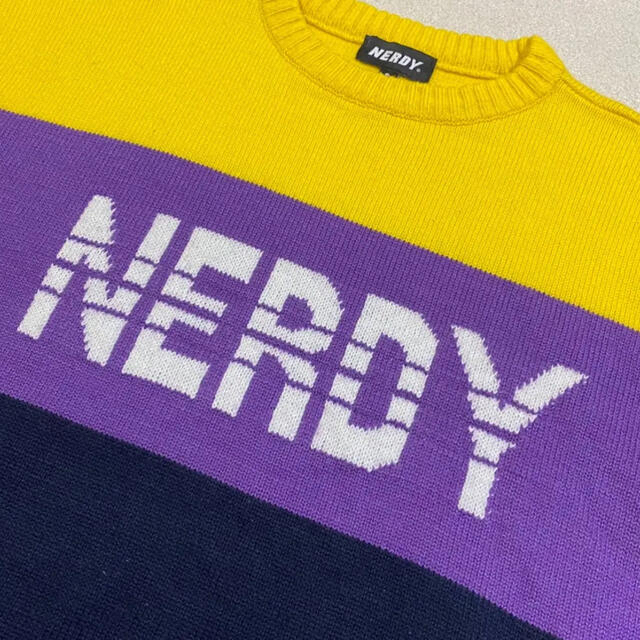 STUSSY(ステューシー)の【NERDY】ノルディ 3トーンニット メンズのトップス(ジャージ)の商品写真