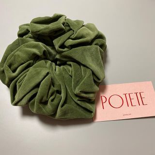 ビューティアンドユースユナイテッドアローズ(BEAUTY&YOUTH UNITED ARROWS)のpotete ベロア ビッグシュシュ(ヘアゴム/シュシュ)