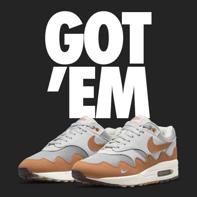 25.5cm / AIR MAX 1 × patta  “Monarch”