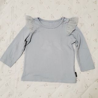 ベルメゾン(ベルメゾン)の80 ロンT　フリル　女の子(Ｔシャツ)