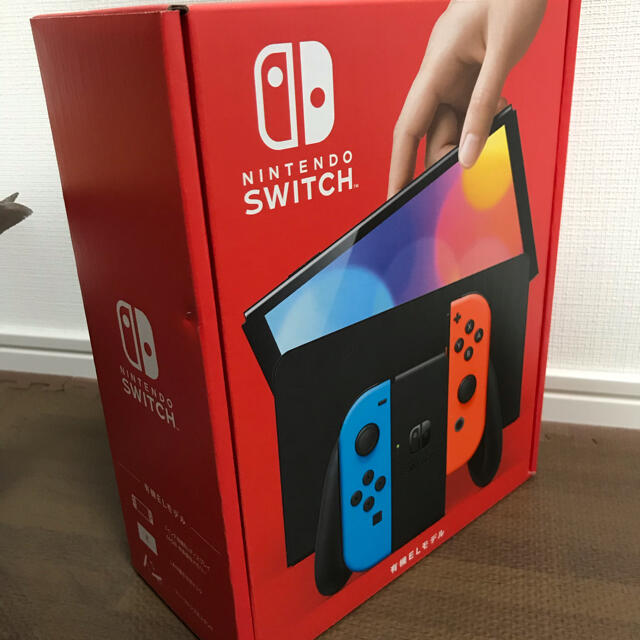 Nintendo Switch(ニンテンドースイッチ)のNintendo Switch 有機ELモデル 本体　ネオンカラー エンタメ/ホビーのゲームソフト/ゲーム機本体(家庭用ゲーム機本体)の商品写真