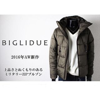 ビリドゥーエ(BIGLIDUE)のおと様専用【新品】BIGLIDUE ★ファイバーダウン中綿ジャケット(ダウンジャケット)