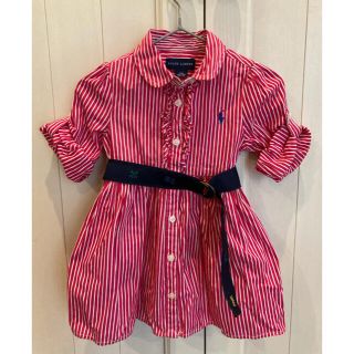 ポロラルフローレン(POLO RALPH LAUREN)のストライプシャツワンピース(ワンピース)