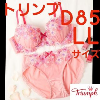 トリンプ(Triumph)のT3-10　新品★　D85　LL　トリンプ　ブラジャー＆ショーツセット(ブラ&ショーツセット)