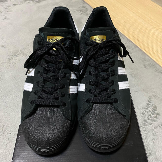 adidas スーパースター オールブラック スウェード 28.5cm