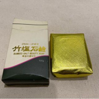 【新品未使用】竹塩石鹸　100g(ボディソープ/石鹸)