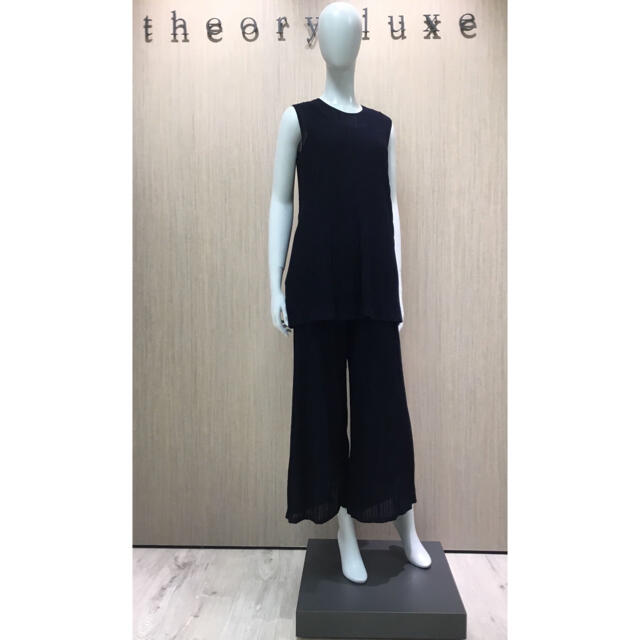 ネイビー Theory luxe - Theory luxe 20ss セットアップ 定価6.6万円の
