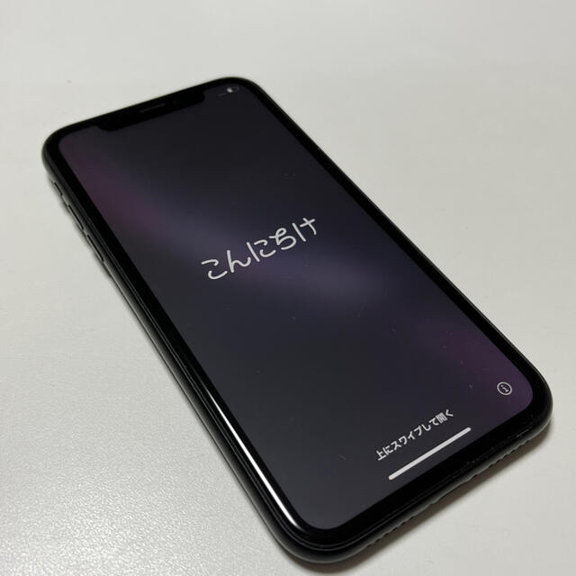 iPhone(アイフォーン)のiPhoneXR 128 ブラック　良品 スマホ/家電/カメラのスマートフォン/携帯電話(スマートフォン本体)の商品写真