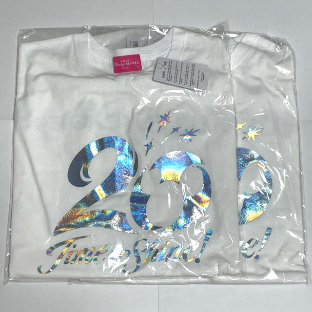 東京ディズニーシー 20周年 タイムトゥシャイン ビッグシルエットTシャツ　2枚