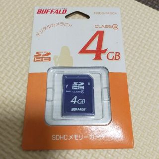 バッファロー(Buffalo)のBuffalo製 SDHCカード 4GB 新品 未使用(コンパクトデジタルカメラ)