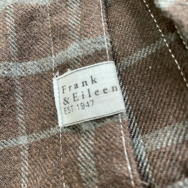 Frank&Eileen(フランクアンドアイリーン)のフランクアンドアイリーン　フランネルチェックシャツ　ブラウン レディースのトップス(シャツ/ブラウス(長袖/七分))の商品写真