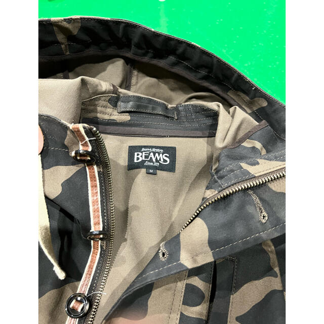 BEAMS - BEAMS マウンテンパーカー迷彩柄(Mサイズ)の通販 by BEAMS - BEAMS マウンテンパーカー迷彩柄(Mサイズ)の通販 by
