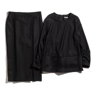 セオリーリュクス(Theory luxe)のtheory luxe 19AW SAXONYセットアップ ブラウス スカート(セット/コーデ)