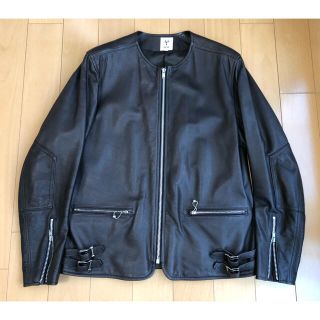 サイ(Scye)のDistrict 別注 Scye No Collar Biker Jacket(ライダースジャケット)