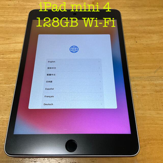アイパッド(iPad)のiPad mini 4 大容量128GB wiｰfi (スペースグレイ)(タブレット)