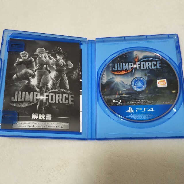 BANDAI NAMCO Entertainment(バンダイナムコエンターテインメント)のJUMP FORCE（ジャンプ フォース） PS4 エンタメ/ホビーのゲームソフト/ゲーム機本体(家庭用ゲームソフト)の商品写真