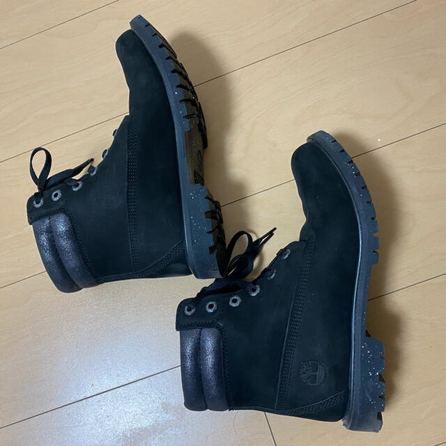 Timberland(ティンバーランド)の（美品）ティンバーランド　オールブラック　6インチ　26.5センチ メンズの靴/シューズ(ブーツ)の商品写真