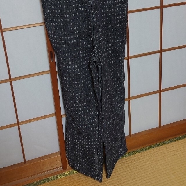 supreme logo overalls オーバーオール M 未使用 1