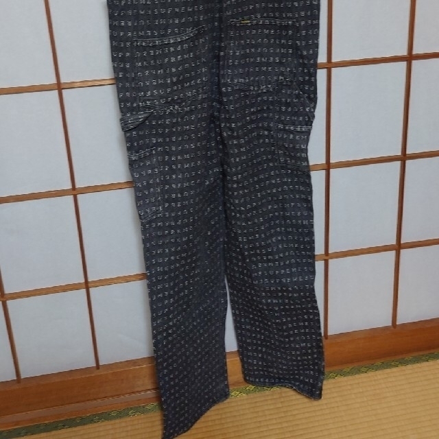 supreme logo overalls オーバーオール M 未使用 2