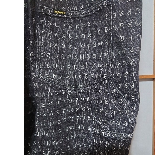 supreme logo overalls オーバーオール M 未使用 4