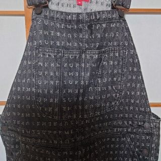 supreme logo overalls オーバーオール M 未使用