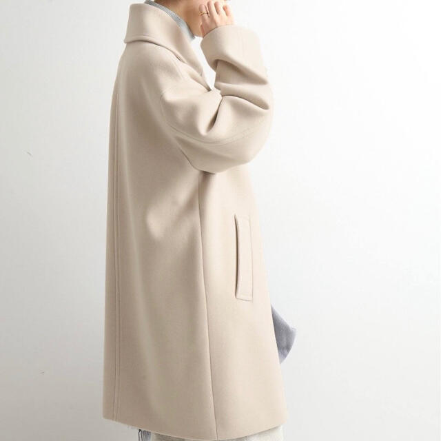 IENA(イエナ)の新品　IENA  ダブルモッサコート レディースのジャケット/アウター(ロングコート)の商品写真