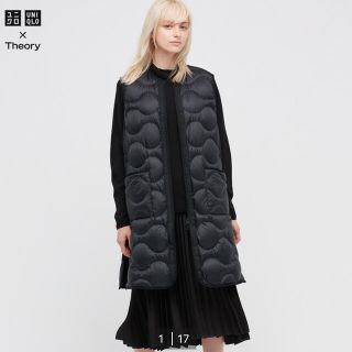 ユニクロ(UNIQLO)のユニクロ×セオリーロングベスト(ダウンベスト)