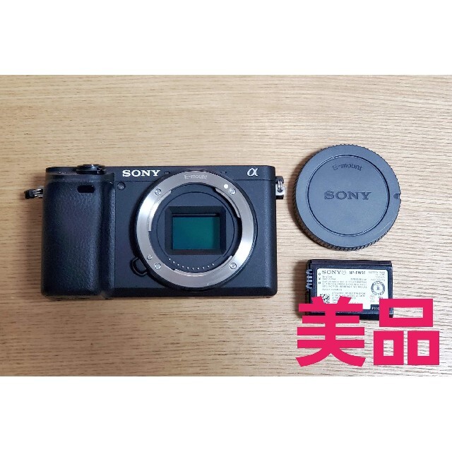 SONY(ソニー)の【美品】SONY α6400 ミラーレス一眼　ボディ スマホ/家電/カメラのカメラ(ミラーレス一眼)の商品写真