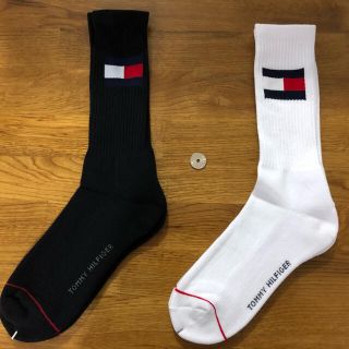 トミーヒルフィガー(TOMMY HILFIGER)の新品トミーヒルフィガーTOMMY HILFIGERメンズソックス2足セット322(ソックス)