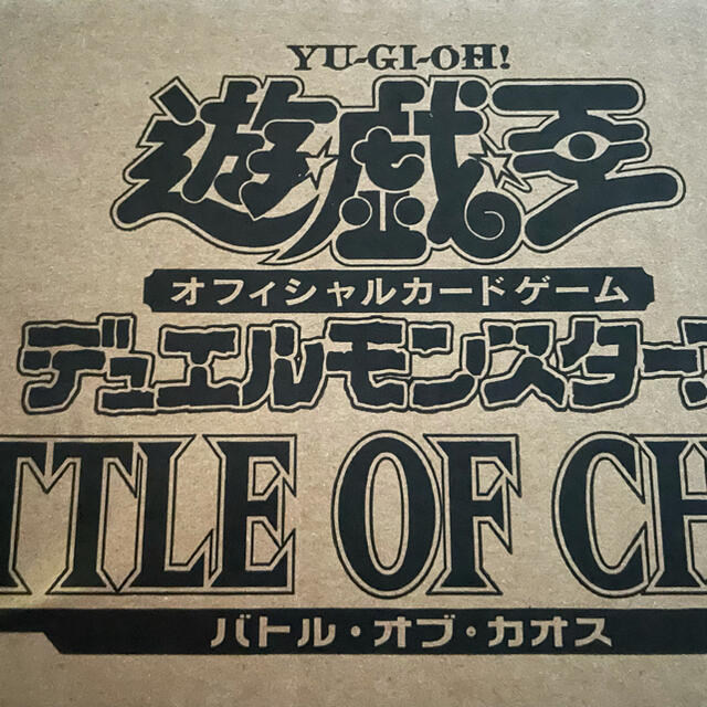 遊戯王　バトルオブカオス　1カートン　未開封Box/デッキ/パック