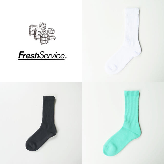 1LDK SELECT(ワンエルディーケーセレクト)の【新品未使用品】FreshService ORIGINAL SOCKS 【3足】 メンズのレッグウェア(ソックス)の商品写真