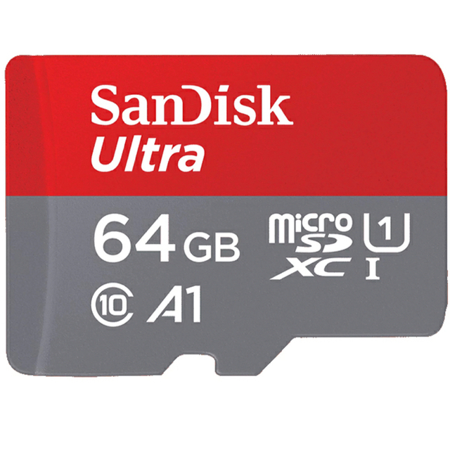 SanDisk(サンディスク)の新品　サンディスク microSD 64GB 変換アダプタ付属 スマホ/家電/カメラのPC/タブレット(PC周辺機器)の商品写真