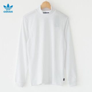 アディダス(adidas)のadidas originals ハイカラー ロングスリーブ Tシャツ M(Tシャツ/カットソー(七分/長袖))