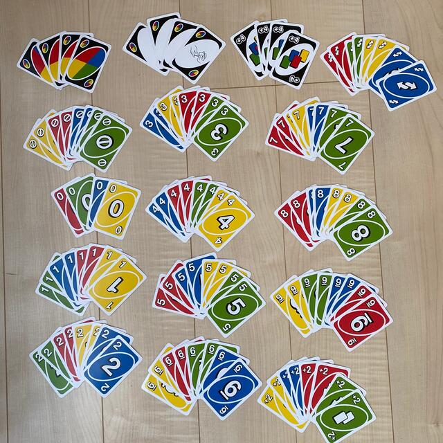 UNO 箱無し　カードのみ エンタメ/ホビーのテーブルゲーム/ホビー(トランプ/UNO)の商品写真