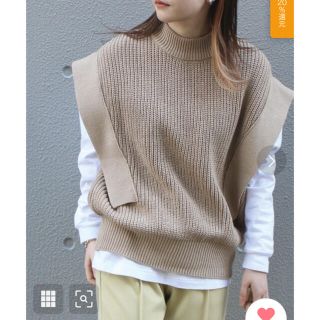 ザラ(ZARA)のlaveangeニットベスト新品タグ付き(ベスト/ジレ)