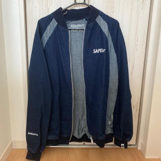 シュプリーム(Supreme)のSAPEUR デニムトラックジャケット(Gジャン/デニムジャケット)