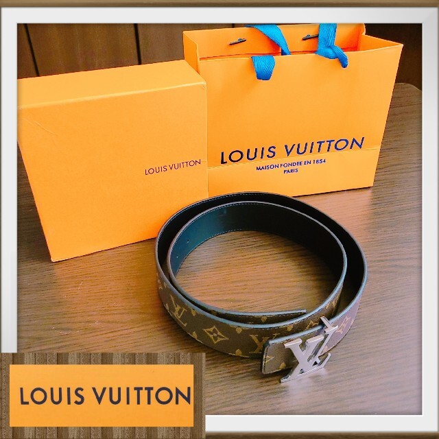 LOUIS VUITTON リバーシブルベルト サイズ100/40 革 enot.in.ua