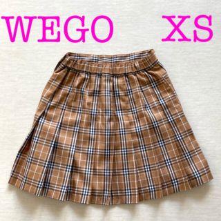 ウィゴー(WEGO)のWEGO プリーツチェックスカート XS(ミニスカート)