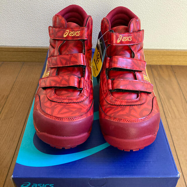 asics(アシックス)のアシックス安全靴(RED HOT  2)限定品 メンズの靴/シューズ(スニーカー)の商品写真