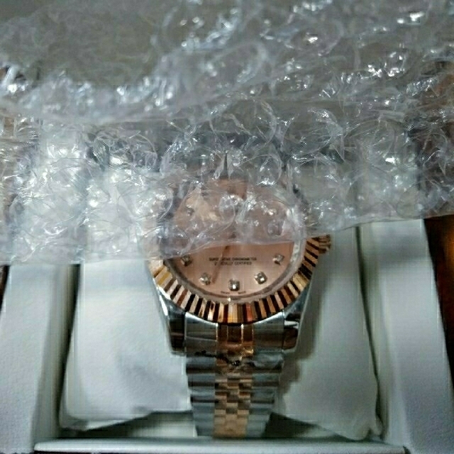 お値下げ！ピンクゴールド　メンズウォッチ メンズの時計(腕時計(アナログ))の商品写真