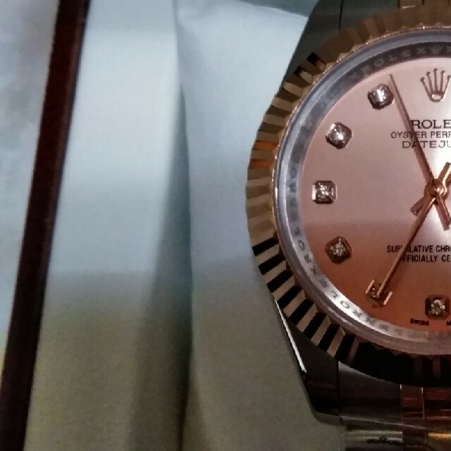 お値下げ！ピンクゴールド　メンズウォッチ メンズの時計(腕時計(アナログ))の商品写真
