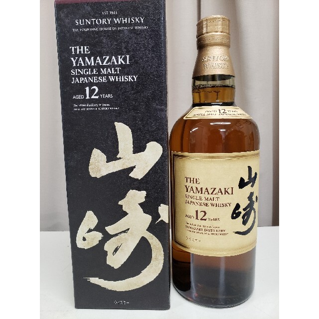 サントリー(サントリー)の【申請付き専用】山崎12年700ml 食品/飲料/酒の酒(ウイスキー)の商品写真