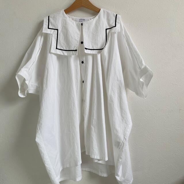 こどもビームス(コドモビームス)のfolk made キッズ/ベビー/マタニティのキッズ服女の子用(90cm~)(ブラウス)の商品写真