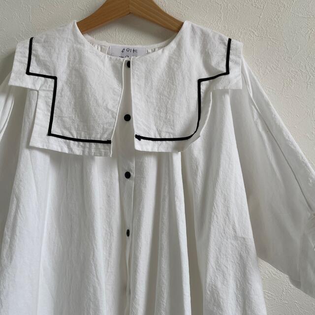 こどもビームス(コドモビームス)のfolk made キッズ/ベビー/マタニティのキッズ服女の子用(90cm~)(ブラウス)の商品写真