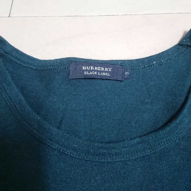 BURBERRY BLACK LABEL(バーバリーブラックレーベル)の《お値下げ中》バーバリー メンズ 七分丈 シャツ メンズのトップス(Tシャツ/カットソー(七分/長袖))の商品写真