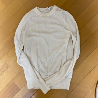 ユニクロ(UNIQLO)のエクストラファインメリノクルーネックセーター　XS(ニット/セーター)