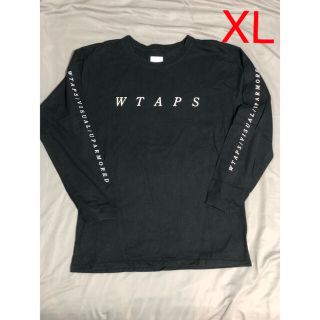 ダブルタップス(W)taps)のWTAPS ロンT 黒 L XL(Tシャツ/カットソー(七分/長袖))