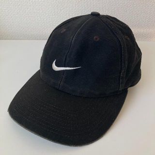 ナイキ(NIKE)の'90s 銀タグ NIKE cap 希少バックデカスウッシュ(キャップ)