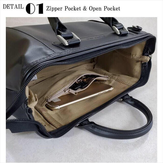 ダレスバッグ ボストンバッグ ミニボストン 日本製 豊岡製鞄 メンズ 10433 メンズのバッグ(ビジネスバッグ)の商品写真