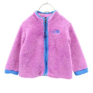 ザノースフェイス(THE NORTH FACE)のノースフェイス ボアフリース ジャケット 100cm パープル アウトドア(ジャケット/上着)